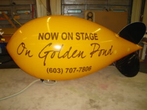 helium advertising blimp